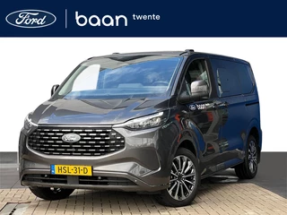Hoofdafbeelding Ford Tourneo Custom Ford Tourneo Custom 2.5 Plug-IN Hybrid 233 PK L1H1 Titanium X | Incl. BTW & BPM | 8 Persoons | Elektr. Schuifdeuren | Digitale binnenspiegel | Trekhaak | Leer | B&O | Adaptive Cruise C. |