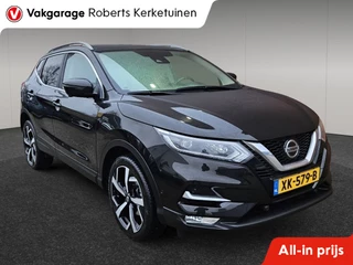 Hoofdafbeelding Nissan QASHQAI Nissan QASHQAI 1.2 Tekna + Panoramadak Half Leder Navigatie 19" Velgen