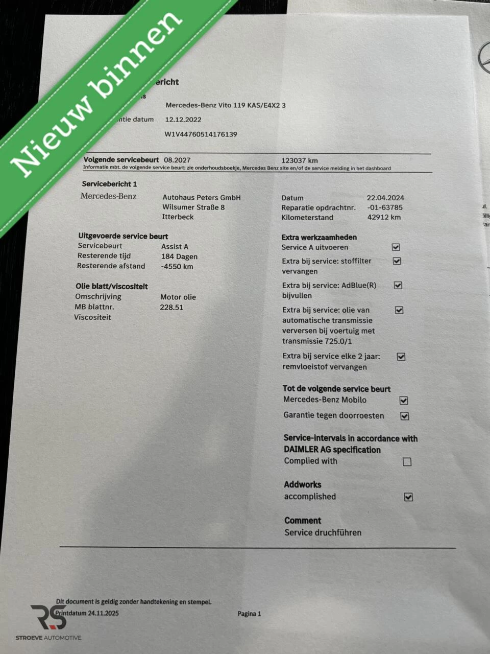 Hoofdafbeelding Mercedes-Benz Vito