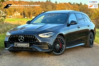 Hoofdafbeelding Mercedes-Benz C-Klasse Mercedes-Benz C-klasse Estate 300 e AMG Line Pano Memory Sfeerverlichting ACC 19 inch