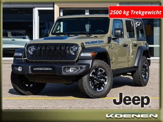 Jeep Wrangler 4xE 380pk Auto. 4x4 RUBICON 1941 2500 KG Trekgewicht