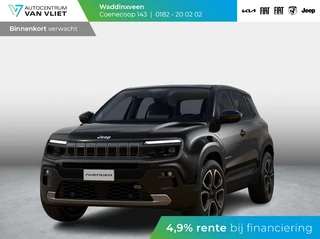 Hoofdafbeelding Jeep Avenger Jeep Avenger e-Hybrid Summit | Automaat | Clima | Adapt. Cruise | 18" | PDC | Camera | Winter Pack