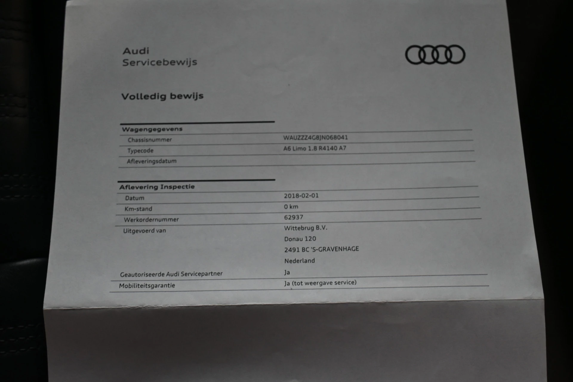 Hoofdafbeelding Audi A6