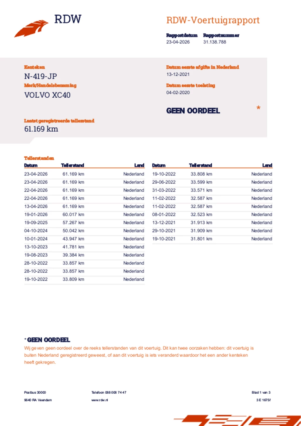 Hoofdafbeelding Volvo XC40