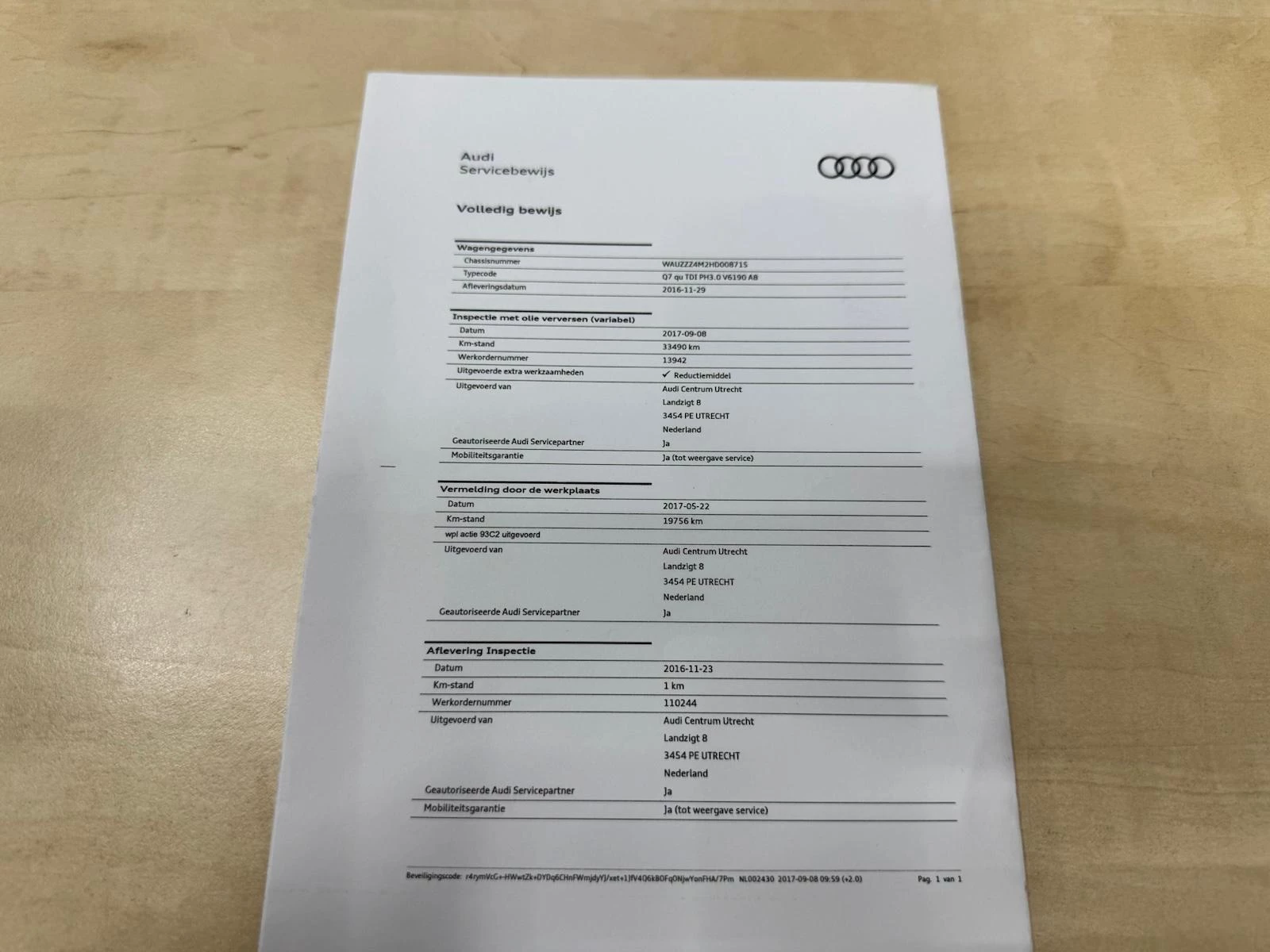Hoofdafbeelding Audi Q7