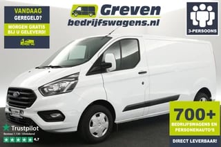 Ford Transit Custom 300 2.0 TDCI L2H1 2800KG Trekgew. Airco Cruise PDC 3 Persoons Elektrpakket Trekhaak