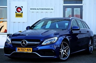 Mercedes-Benz C-Klasse Estate 63 AMG 4.0 V8 476PK Aut.*Perfect Mercedes Onderh.*BTW Auto*Performance Seats/Carbon/Navi/Multibeam LED/Bi-Xenon/Stoelverw./Elek. Stoelen/Parkeersens.V+A/19 inch AMG*