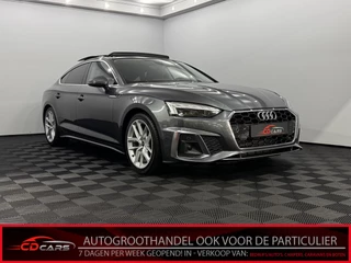 Hoofdafbeelding Audi A5 Audi A5 Sportback 35 TFSI S-line Leder, Panoramadak , Camera, Stoelverwarming, Virtual desk, Elektrische achterklep, Keyless start