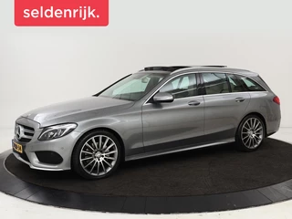 Mercedes-Benz C-klasse 180 AMG | Panoramadak | Leder | Camera |  Navigatie | Climate control | Full LED | Cruise control | Park Assist | Bluetooth
