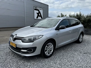 Hoofdafbeelding Renault Mégane Estate Renault Mégane Estate 1.2 TCe Limited Navi|Led|Cruis|PDC Zilver
