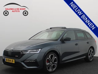 Skoda Octavia Combi 1.4 TSI RS iV PHEV Business AUTOMAAT / PANORAMADAK / FULL LED / KEYLESS / STOELVERW / STUURVERW / SFEER / SOH 87% / NL-AUTO