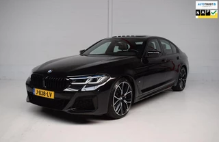 BMW 5-serie 530i 252PK AUT M-SPORT FACELIFT / SCHUIDFAK / ORG.NED / LASER / NAPPA / NAP / SFEERVERLICHTING / 20INCH