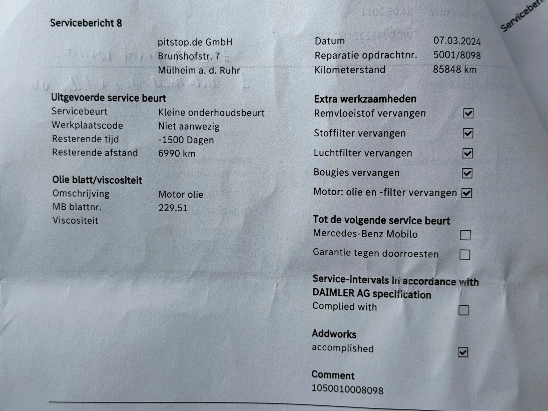 Hoofdafbeelding Mercedes-Benz B-Klasse