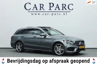 Mercedes-Benz C-klasse Estate 180 AMG Line LED/SFEER/PANORAMADAK/LEDER+S.VERWARMING/LMV/CRUISE/ECC/12 MDN GARANTIE!