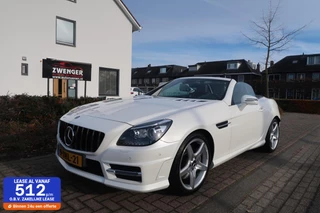 Mercedes SLK-klasse 350 AMG MAGIC SKYDAK|MEMORY|ADAPTIVE CRUISECONTROL|DODEHOEK|NAVIGATIE|ORIGINEEL NEDERLANDS