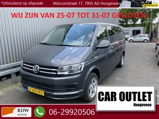 Volkswagen Transporter 2.0 TDI L2H1 DC Comfortline Plus Clima, Navi, CC, PDC, Schuifdeur L/R, LM, Trekh, nw. APK – Inruil Mogelijk –
