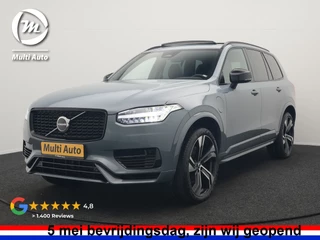 Volvo XC90 T8 Recharge AWD Plus Dark 7 Persoons LONG RANGE PHEV 455pk Dealer O.H. | Trekhaak Af Fabriek | Panodak | Adaptive Cruise | Camera | Harman / Kardon | Lederen Sportstoelen Memory & Verwarmd | Google Assistent | Stuur Verwarmd | Keyless | Blis | 22"L.M | Plug In H