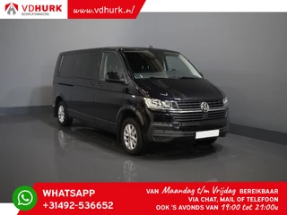 Volkswagen Transporter T6.1 2.0 TDI 150 pk DSG Aut. L2 DC Dubbel Cabine Adapt. Cruise/ 2.5t Trekhaak/ Carplay/ PDC/ LMV/ Airco