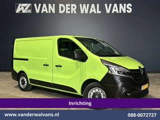 Renault Trafic 1.6 dCi L1H1 Inrichting Euro6 Airco | Navigatie | LED | Trekhaak | Cruisecontrol Parkeersensoren, Bijrijdersbank