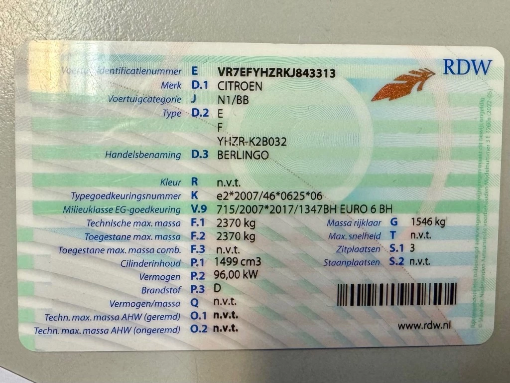 Hoofdafbeelding Citroën Berlingo