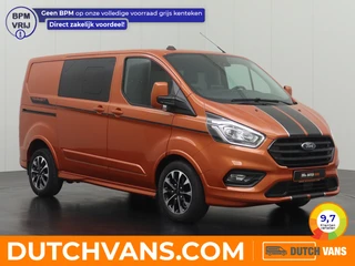 Ford Transit Custom 2.0TDCI 185PK Automaat Dubbele Cabine Sport | Bomvol | 2xSchuifdeur | Navigatie | Camera
