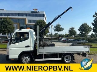 FUSO Canter Openlaadbak Automaat HIAB 008T Kraan 145000KM