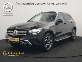 Mercedes-Benz GLC 300e 4MATIC Premium Plug In Hybrid 320pk Dealer O.H. PHEV | Trekhaak Af Fabriek | Panodak | Camera | Lederen Sportstoelen Verwarmd | Sfeerverlichting | Apple Carplay | Sidesteps | Navigatie | DAB |