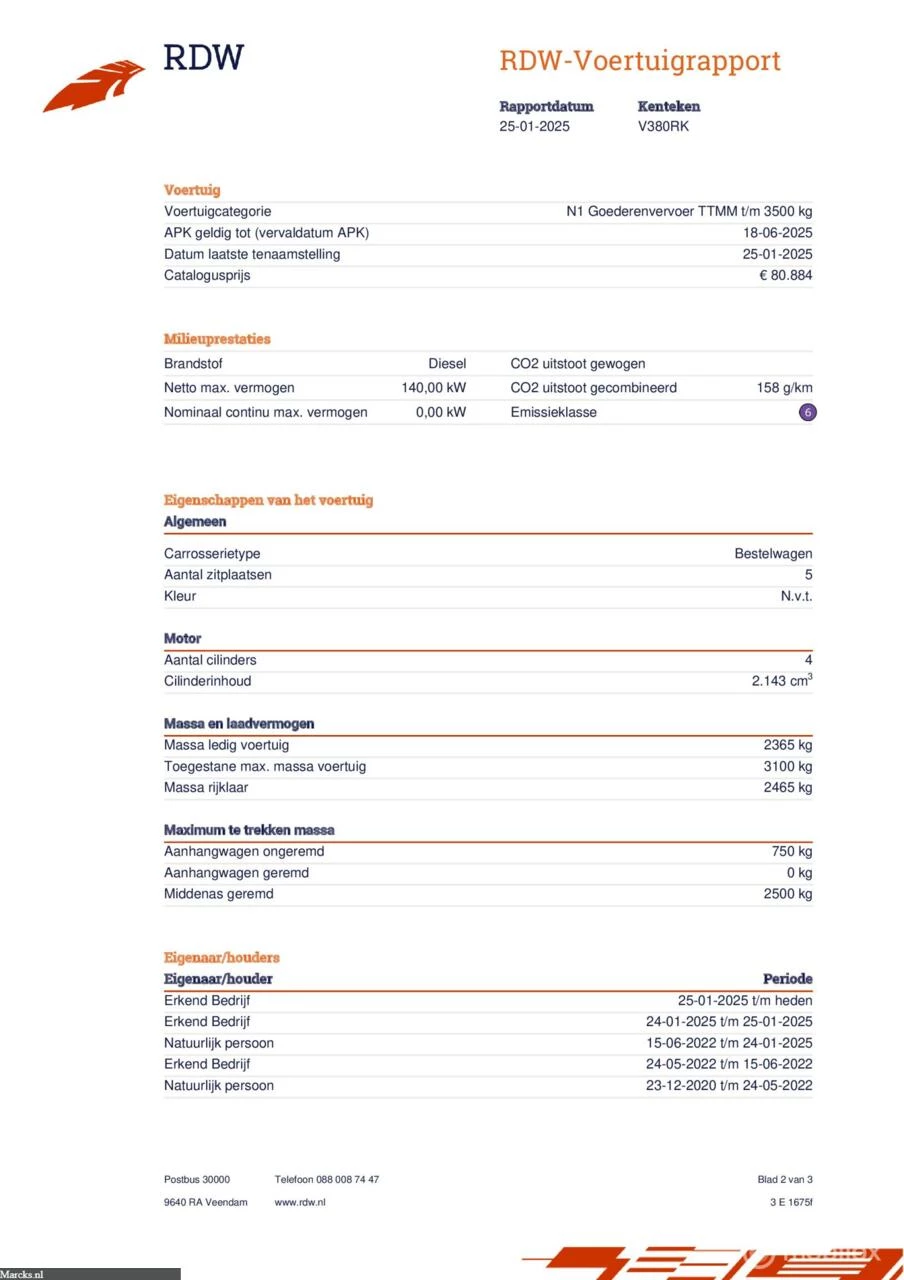 Hoofdafbeelding Mercedes-Benz V-Klasse