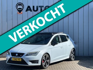 Seat Leon 2.0 TSI Cupra 280 DSG ORG NL|PANO|LEER|UITLAATKLEPSYSTEEM|STOELVRM|DUALCLIMATEZONE|BREMBOSCHIJVEN|LED|19''INCH|