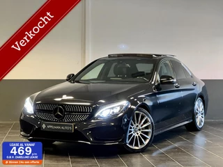 Mercedes C-klasse 180 Prestige AMG | Pano | Navi | Leder | Dealer Onderhouden |