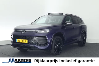Volkswagen Tayron 1.5 eHybrid 204pk R-Line Edition Black Style Trekhaak 360Camera Leder Stoelventilatie Memory H/K HUD Keyless Navigatie Panoramadak