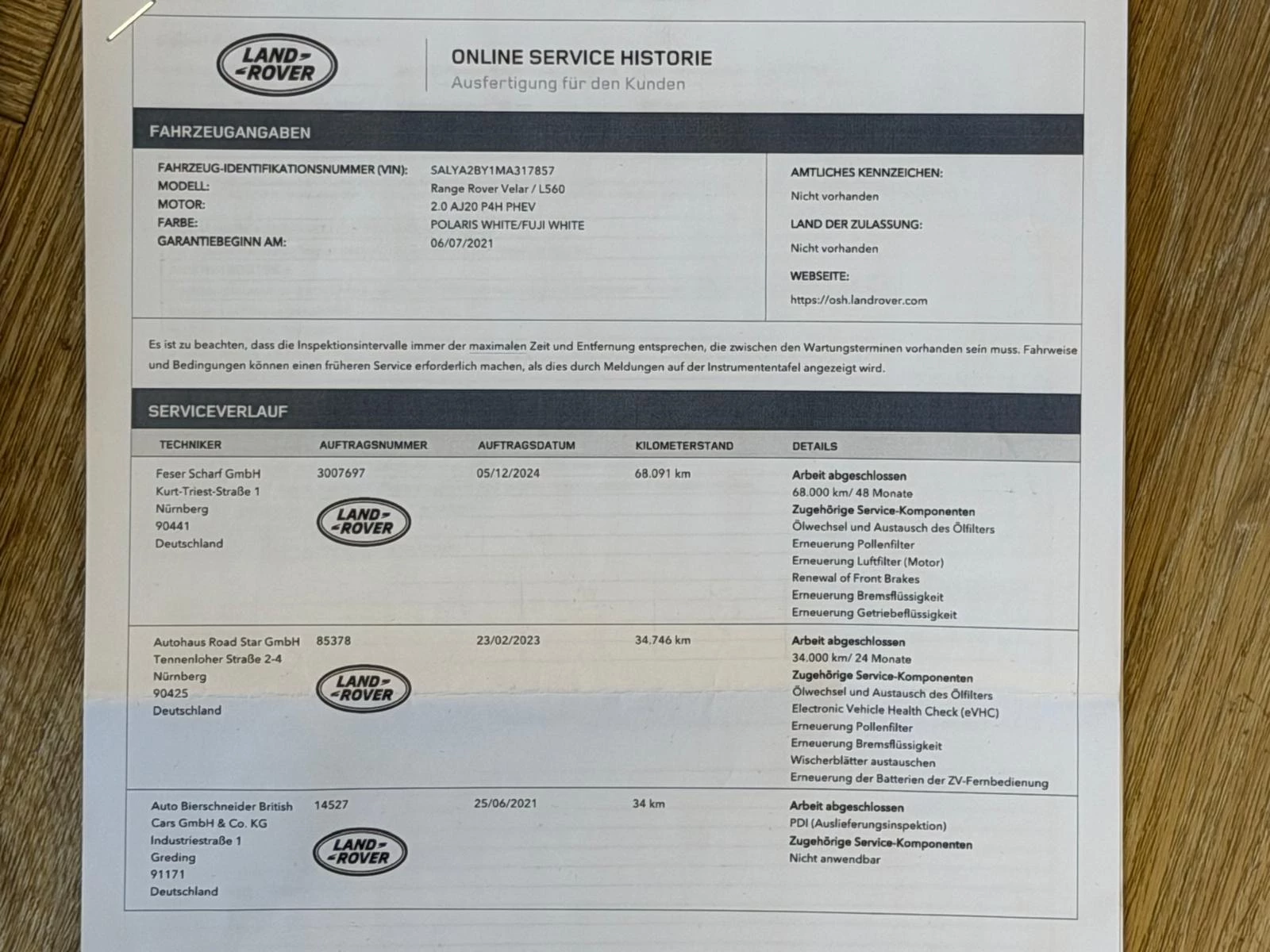 Hoofdafbeelding Land Rover Range Rover Velar