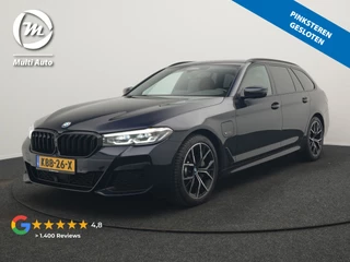 BMW 5 Serie Touring 530e M Sport PHEV 293pk Dealer O.H | Trekhaak af fabriek | Adaptive Cruise | 19"L.M | Lederen Sportstoelen Verwarmd | Camera & Parkassist | Apple Carplay | Sfeerverlichting | Plug in Hybrid