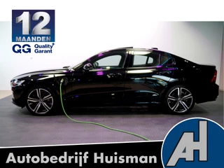 Volvo S60 2.0 Recharge T8 AWD 287kW/390pk Aut8 R-Design PANORAMADAK + HARMAN/KARDON + CRUISE + NAVI SENSUS + 360 CAMERA + STOEL-&ACHTERBANKVERWARMING + LANE ASSIST + SPORTSTOELEN + STUURVERWARMING + KEYLESS ENTRY&GO + PARKSENSOREN V&A + 19" LM-VELGEN!!