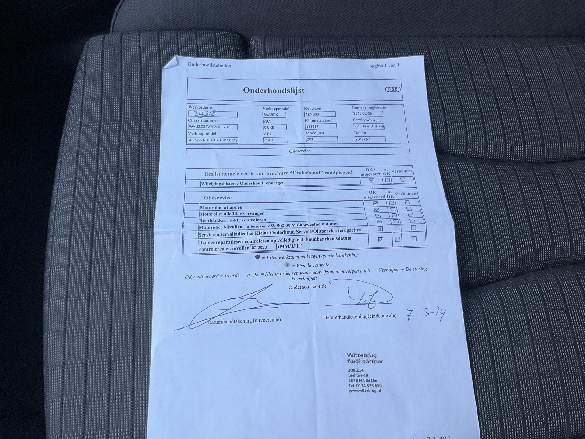 Hoofdafbeelding Audi A3