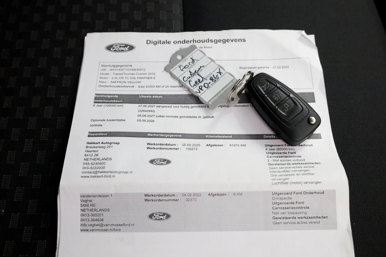 Hoofdafbeelding Ford Transit Custom