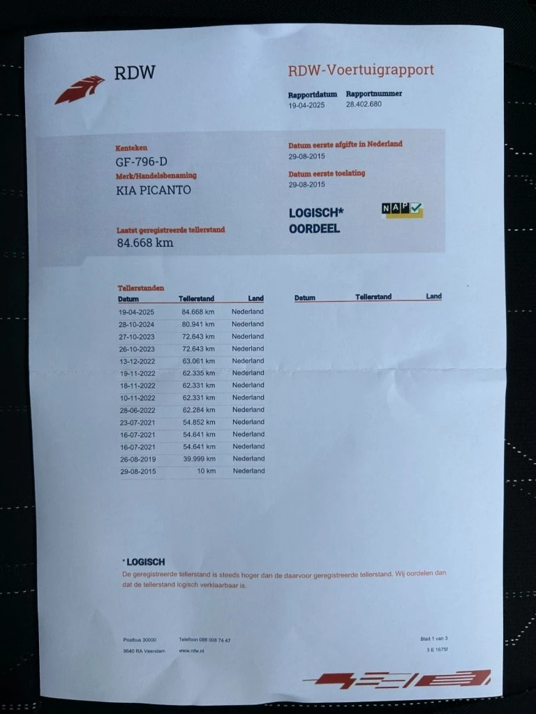 Hoofdafbeelding Kia Picanto