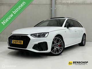 Hoofdafbeelding Audi A4 Audi A4 Avant 45 TFSI quattro 3x S-line Panodak Leer Virtual HUD Trekhaak Standkachel Alarm