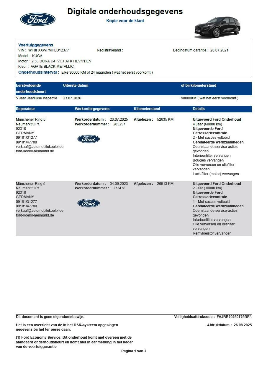 Hoofdafbeelding Ford Kuga