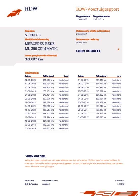 Hoofdafbeelding Mercedes-Benz ML