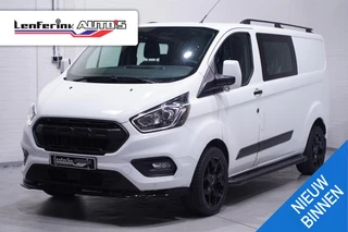 Ford Transit Custom 2.0 TDCi 130 pk Dubbel Cabine Edition Navi Camera, RAPTOR Grille, 18" LMV, Treeplanken, Spoiler Pack, 6-Zits