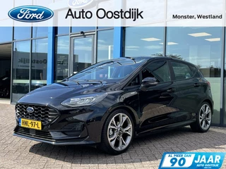 Ford Fiesta 1.0 EcoBoost Hybrid ST-Line X 125PK Winterpack Climate Navi Cruise Camera Carplay Parkeersensoren LED 18" Velgen *Sportief*