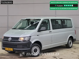 Hoofdafbeelding Volkswagen Transporter Volkswagen Transporter COMING SOON! Personenvervoer L2H1 Trekhaak Navi Airco Cruise Camera Parkeersensoren Kombi TV Taxi Euro6 Airco Dubbel cabine Cruise control