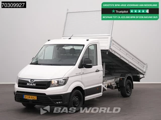 MAN TGE 3.180 BPM VRIJ!! 3-Zijdige Kipper 180PK Automaat Navi Airco Cruise Euro6 Tipper Benne Kieper Airco Trekhaak Cruise control