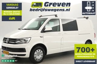 Volkswagen Transporter 2.0 TDI L2H1 150PK DC Automaat | 5 Persoons | 2xSchuifdeur Airco Cruise Carplay Navi PDC DSG Trekhaak