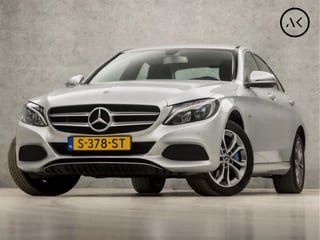 Mercedes-Benz C-Klasse 350e Premium Sport 279Pk Automaat (GROOT NAVI, MEMORY SEATS, LEDER, LUCHTVERING, STOELVERWARMING, SPORTSTOELEN, CRUISE, KEYLESS START, NIEUWE APK, NIEUWSTAAT)