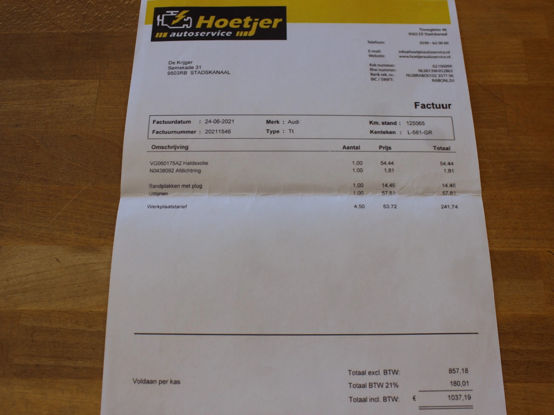 Hoofdafbeelding Audi TT