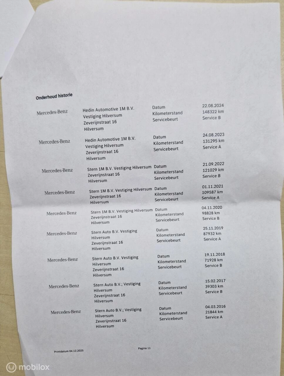 Hoofdafbeelding Mercedes-Benz B-Klasse
