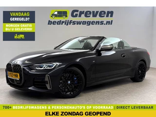 BMW 4 Serie M440i xDrive 374PK M-pakket High Executive | Cabrio | BMW Laser | Memory | Curved Display | H/K | HuD | Sfeer | 360° 