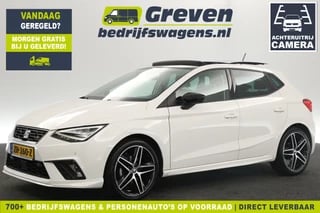 SEAT Ibiza 1.0 TSI FR Pano Camera Carplay Sfeerverl. 18"LMV Clima Cruise LED Navi PDC